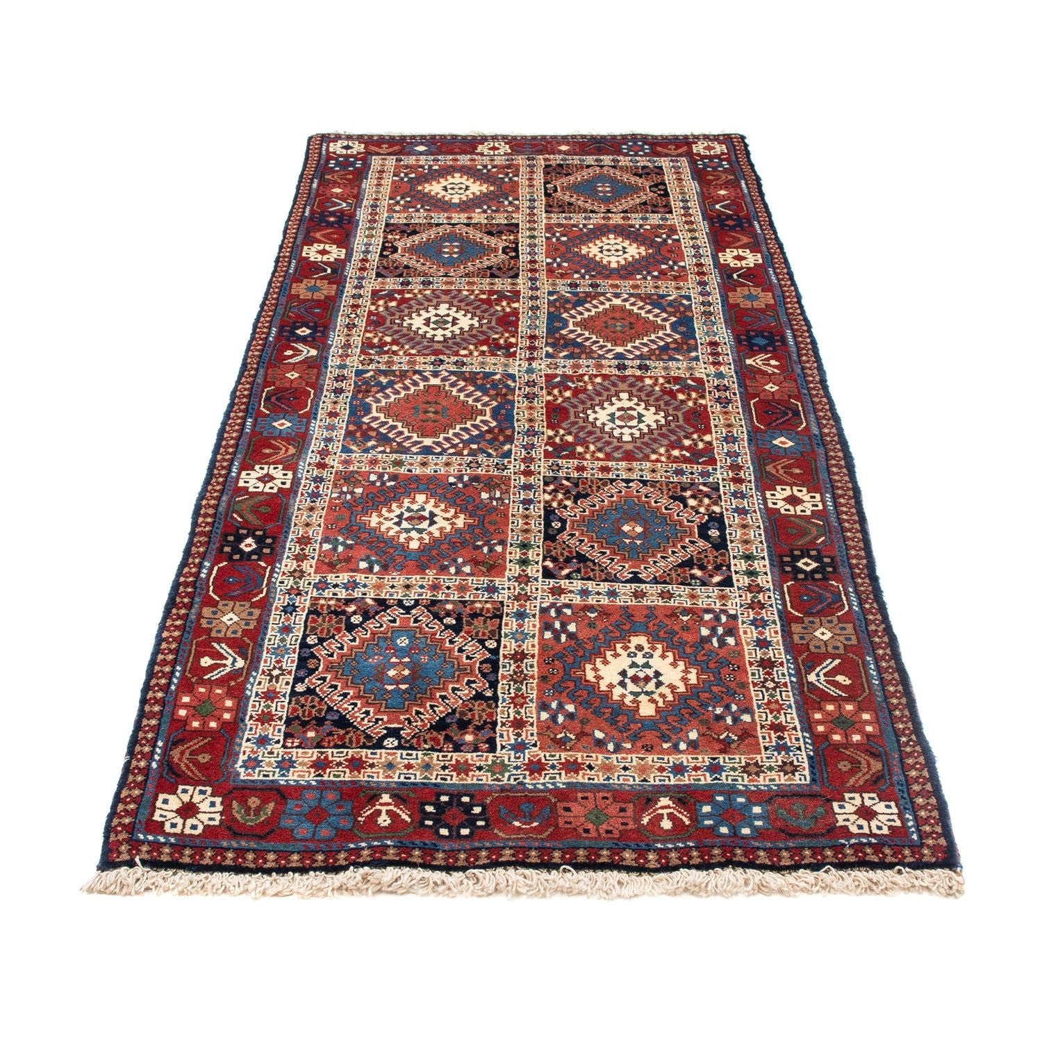 Tapis de couloir Tapis persan - Nomadic - 197 x 84 cm - rouge foncé