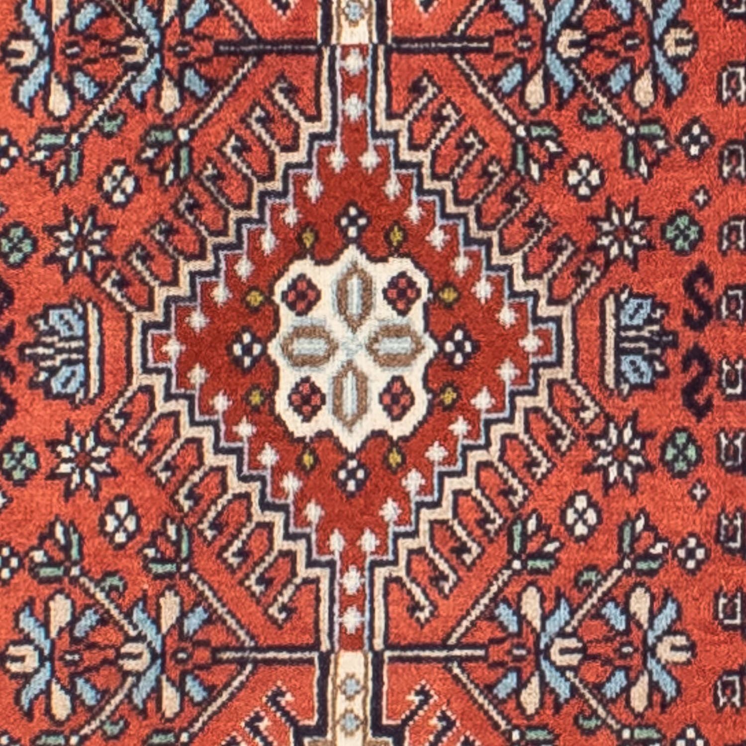 Tapis de couloir Tapis persan - Nomadic - 384 x 71 cm - rouge