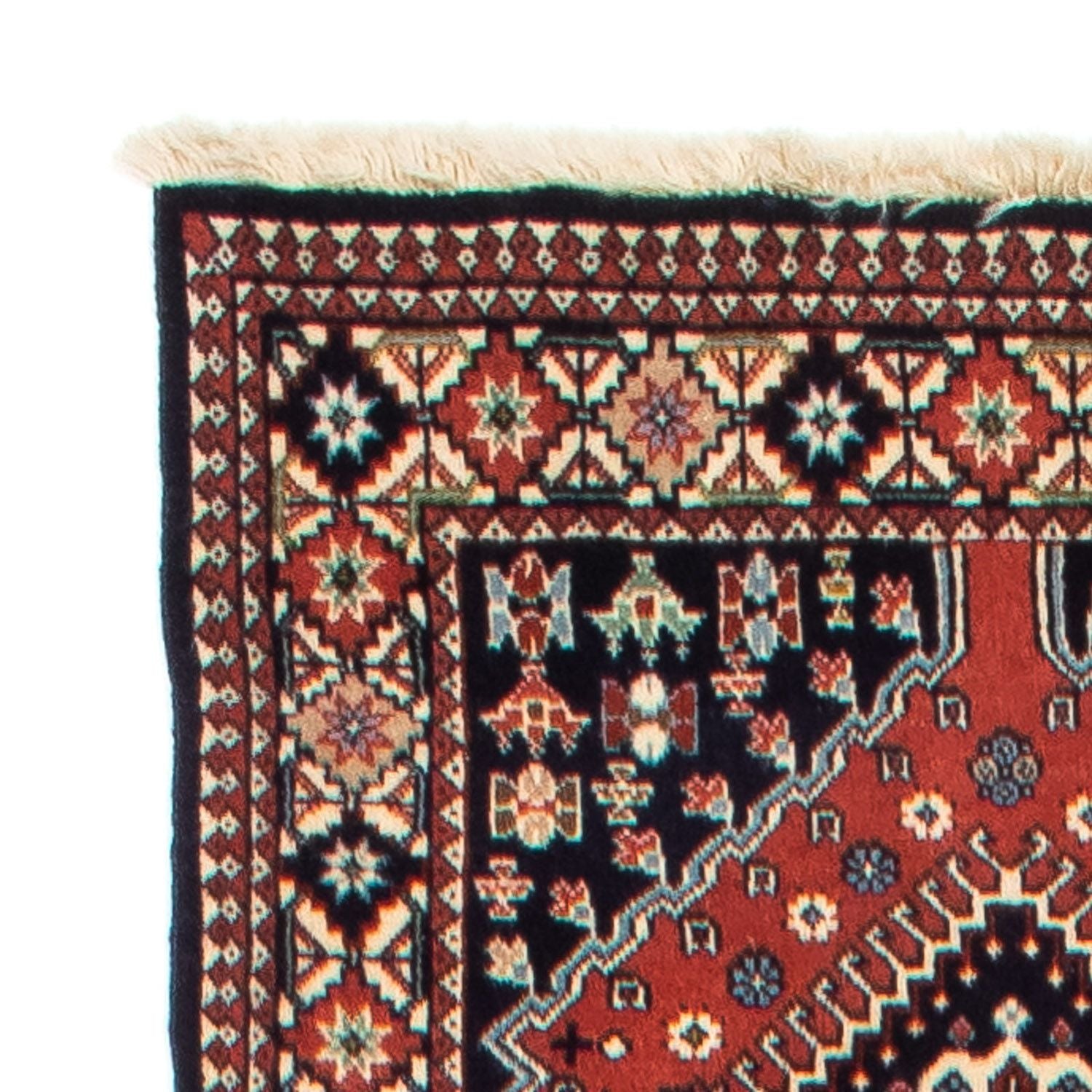 Tapis de couloir Tapis persan - Nomadic - 384 x 71 cm - rouge