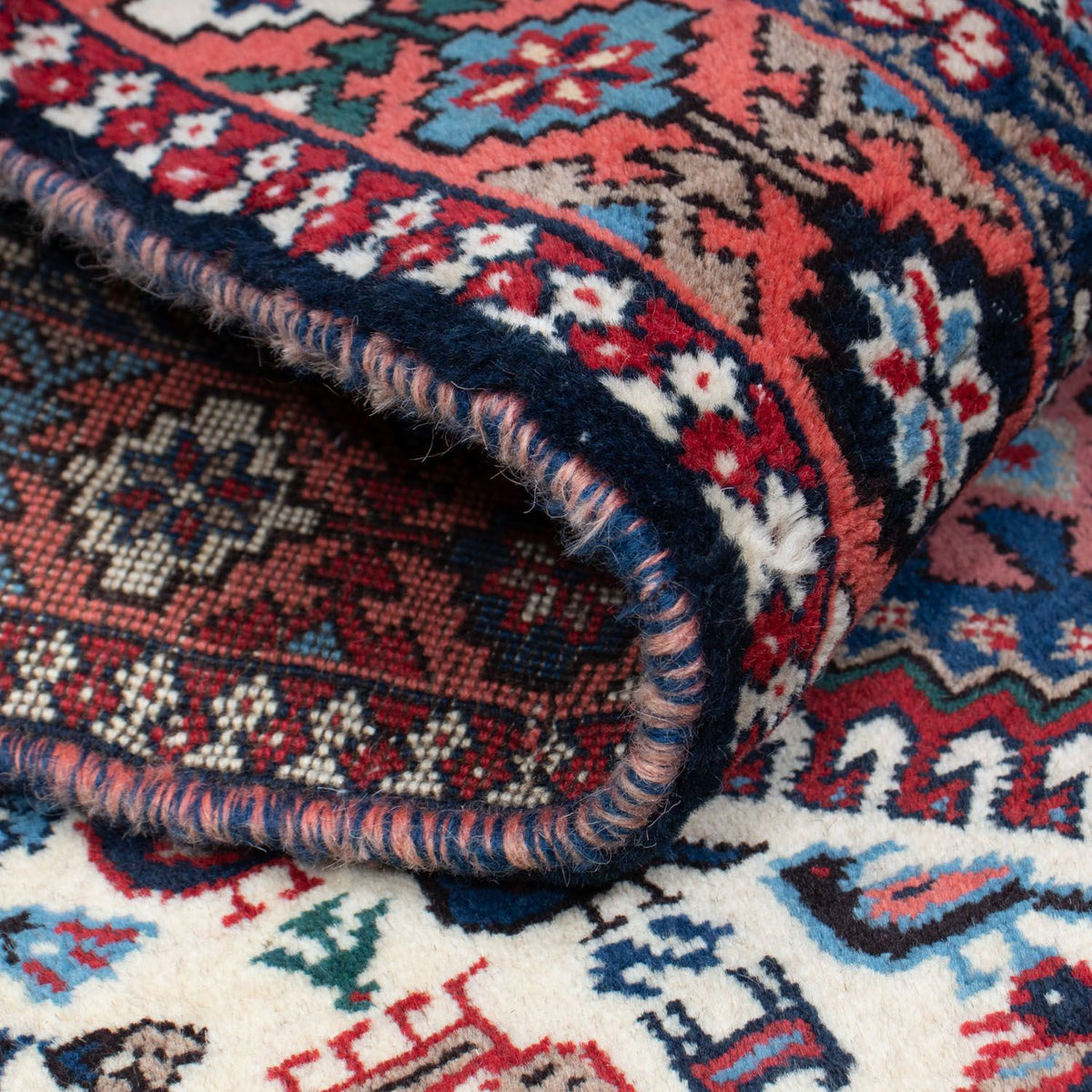 Tapis de couloir Tapis persan - Nomadic - 189 x 82 cm - rouge clair