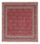Tapis persan - Bidjar carré  - 126 x 124 cm - rouge