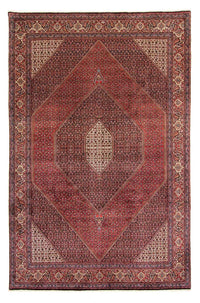 Tapis persan - Bidjar - 382 x 249 cm - rouge foncé