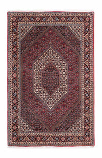 Tapis persan - Bidjar - 207 x 132 cm - rouge