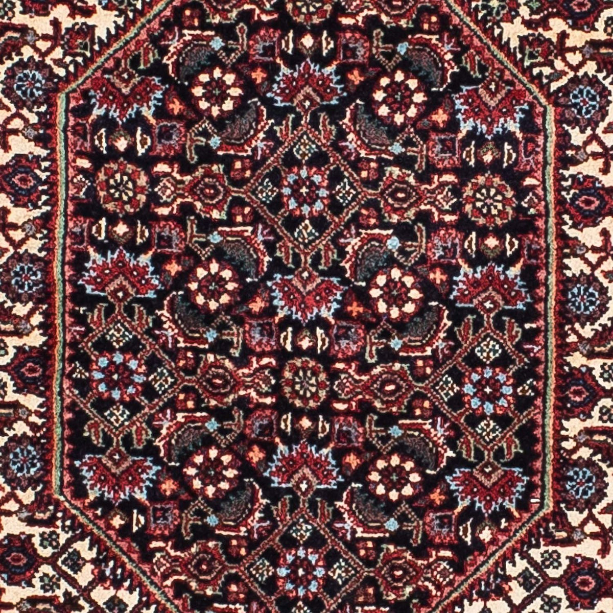 Tapis persan - Bidjar - 207 x 132 cm - rouge
