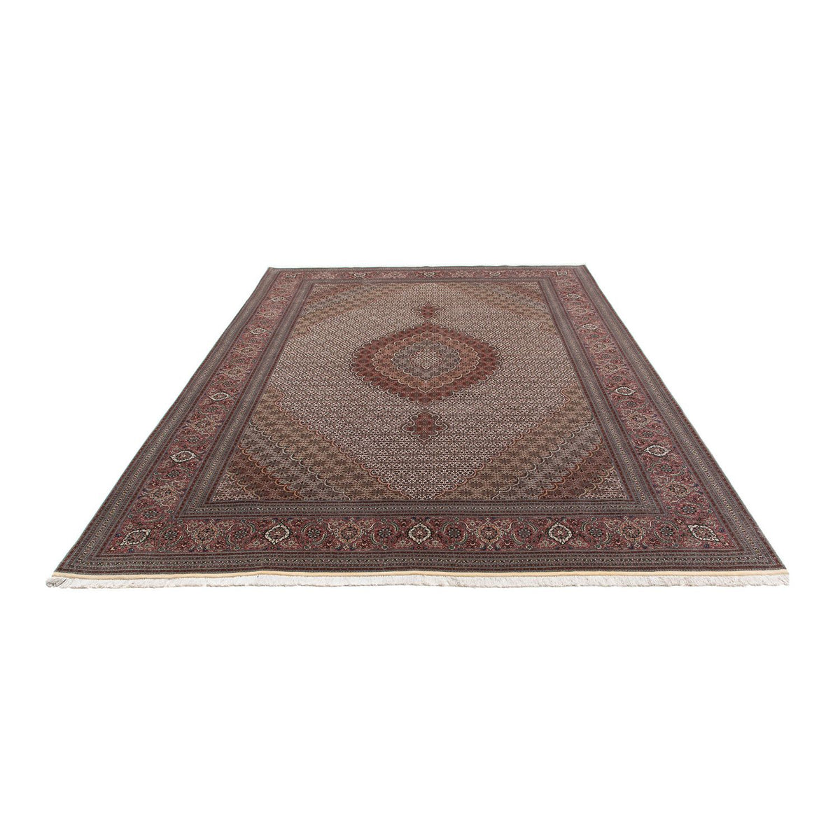 Tapis persan - Tabriz - Royal - 348 x 253 cm - marron clair