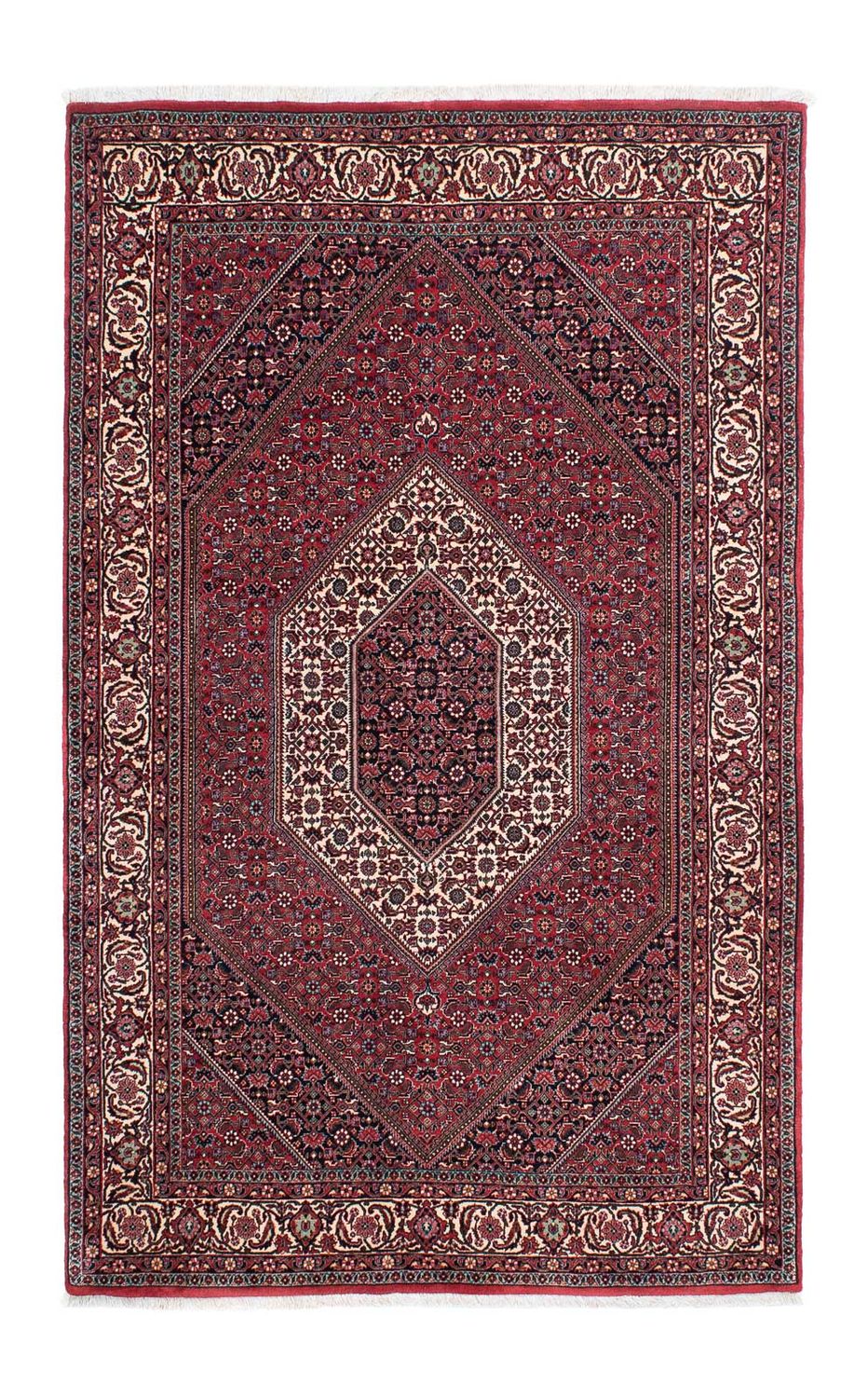 Tapis persan - Bidjar - 215 x 133 cm - rouge