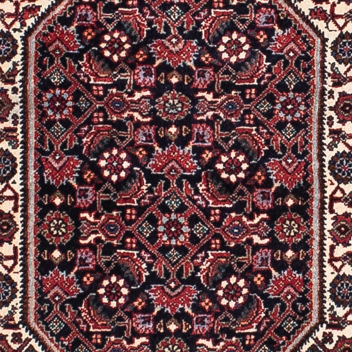 Tapis persan - Bidjar - 215 x 133 cm - rouge