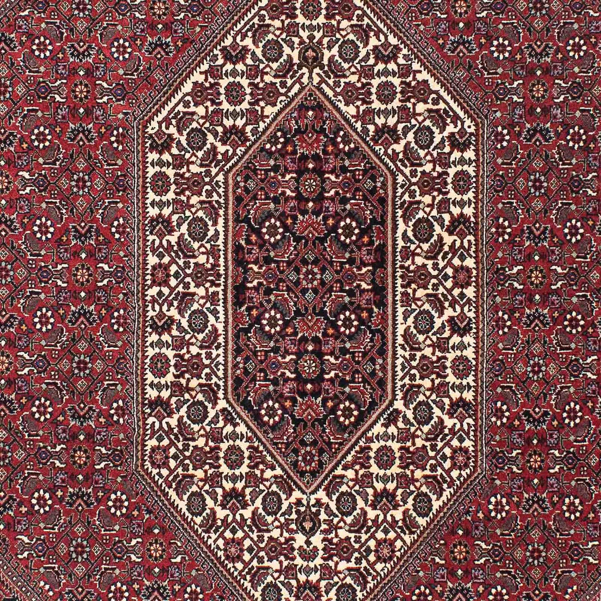 Tapis persan - Bidjar - 212 x 138 cm - rouge