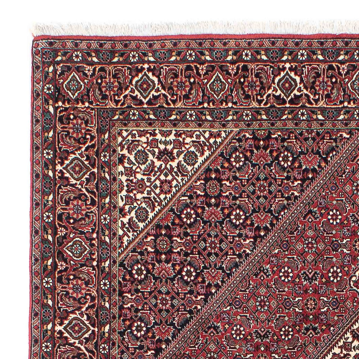 Tapis persan - Bidjar - 212 x 138 cm - rouge