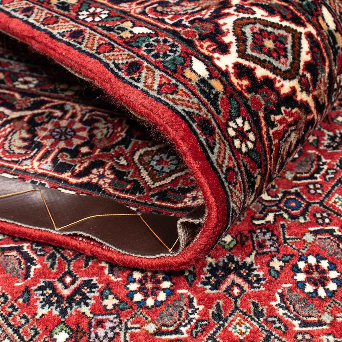 Tapis persan - Bidjar - 212 x 138 cm - rouge