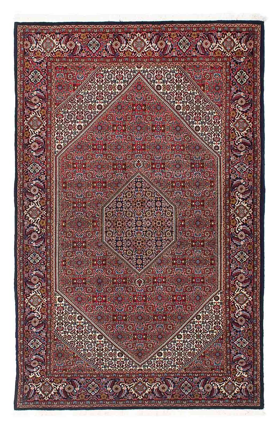 Tapis persan - Bidjar - 218 x 139 cm - rouille