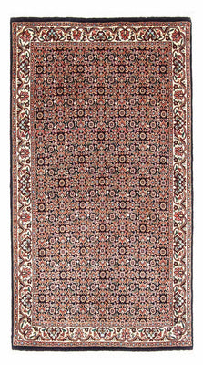 Tapis persan - Bidjar - 148 x 80 cm - bleu foncé