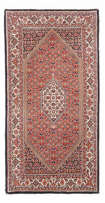Tapis persan - Bidjar - 150 x 84 cm - rouge