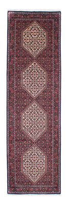 Tapis de couloir Tapis persan - Bidjar - 289 x 83 cm - bleu foncé