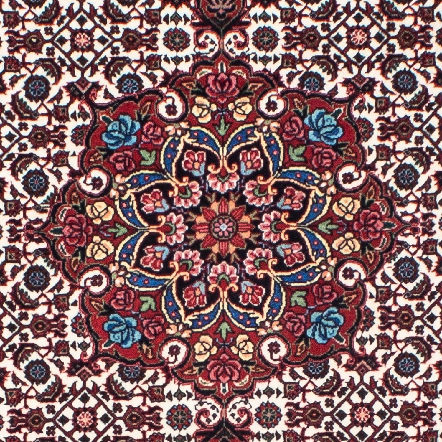 Tapis de couloir Tapis persan - Bidjar - 319 x 84 cm - rouge