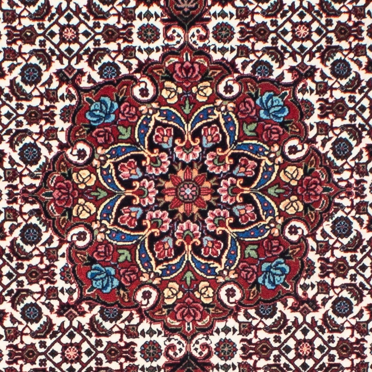 Tapis de couloir Tapis persan - Bidjar - 319 x 84 cm - rouge