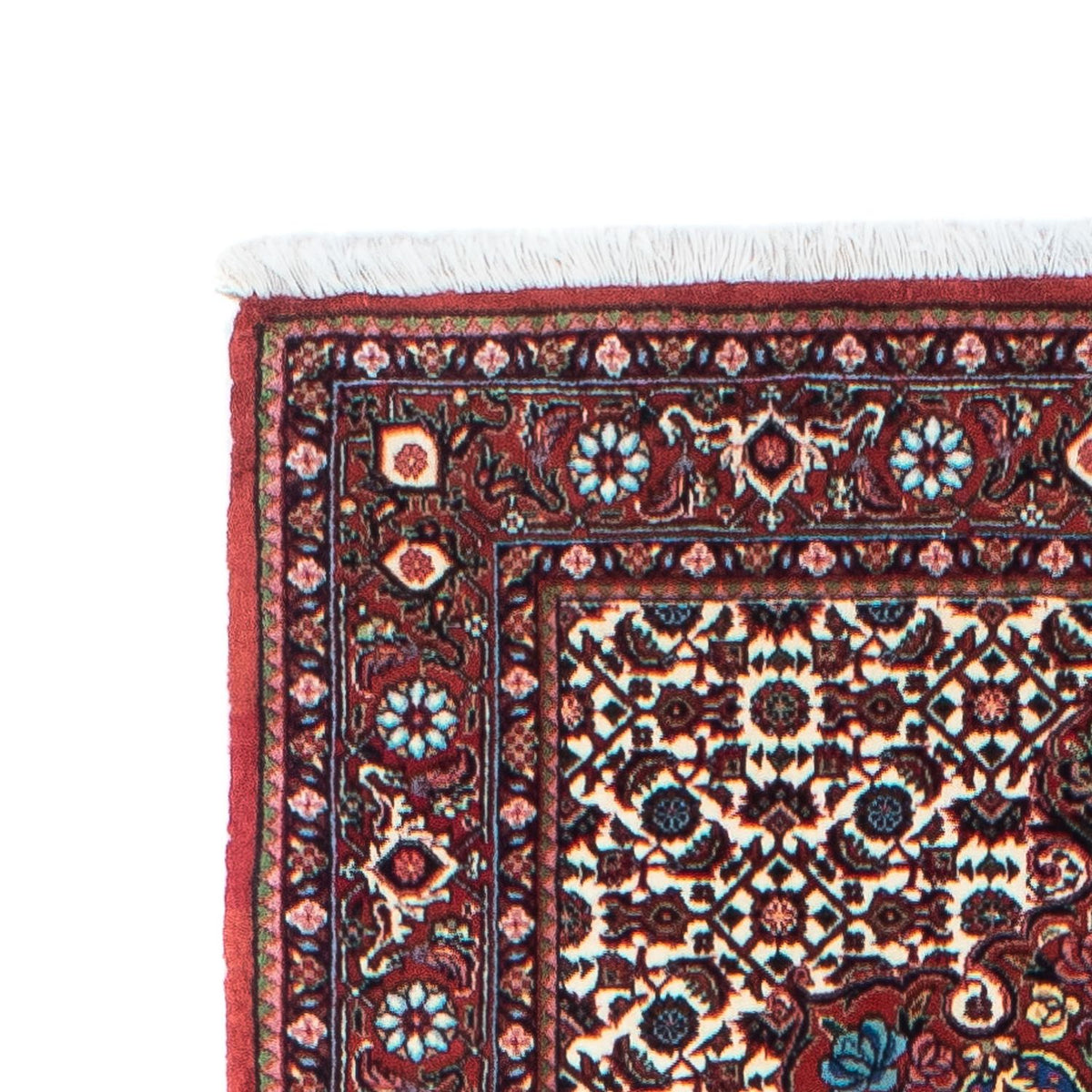 Tapis de couloir Tapis persan - Bidjar - 319 x 84 cm - rouge