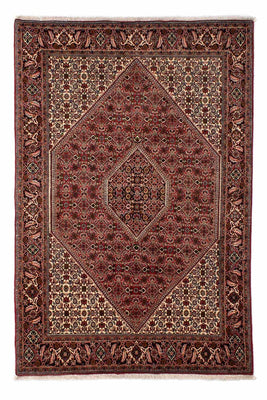 Tapis persan - Bidjar - 251 x 173 cm - rouge foncé