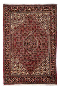 Tapis persan - Bidjar - 251 x 173 cm - rouge foncé