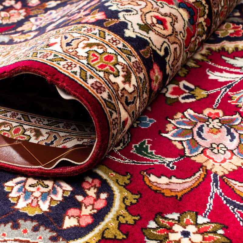 Tapis persan - Tabriz - Royal - 300 x 202 cm - rouge foncé