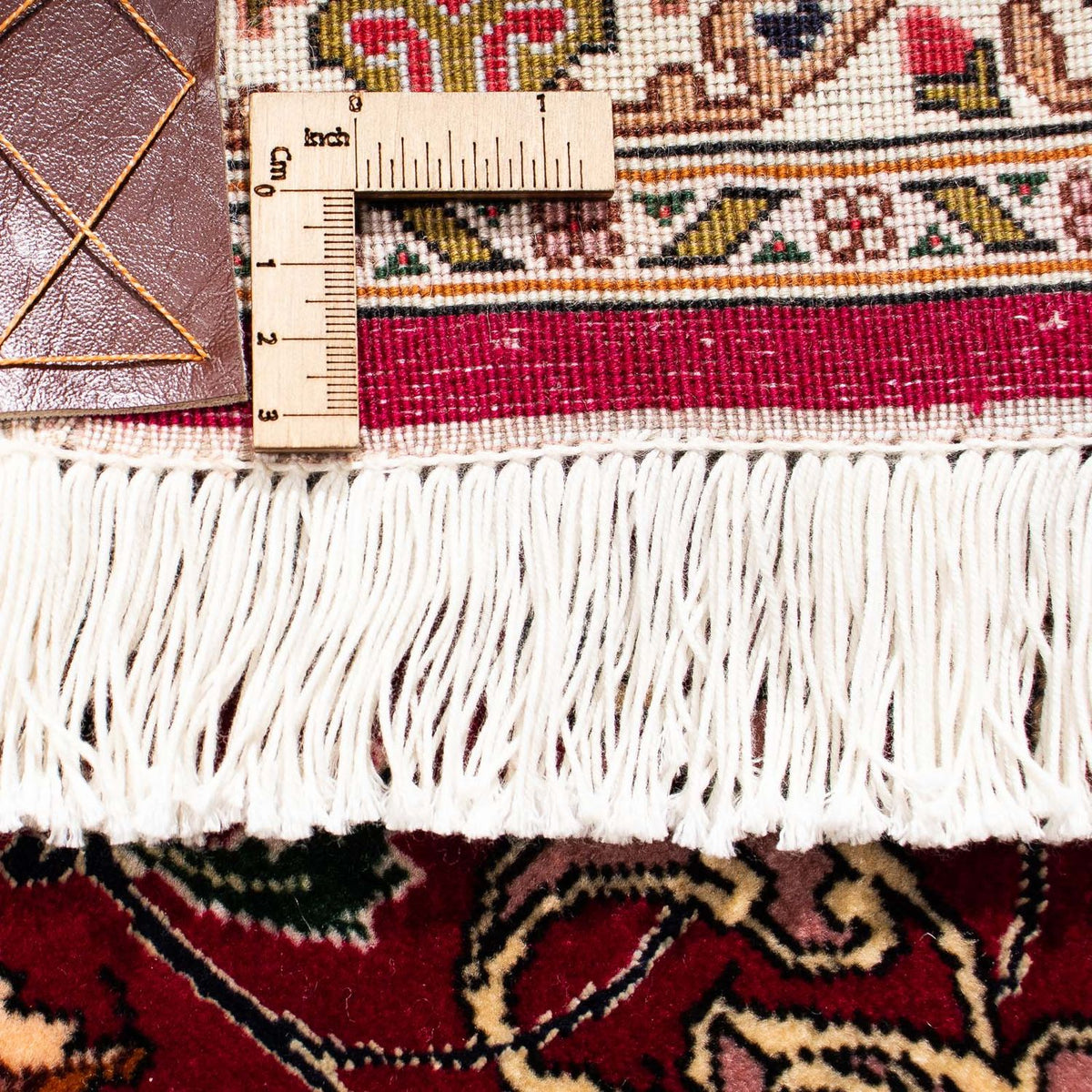 Tapis persan - Tabriz - Royal - 300 x 202 cm - rouge foncé