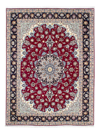 Tapis persan - Tabriz - Royal - 207 x 155 cm - rouge foncé
