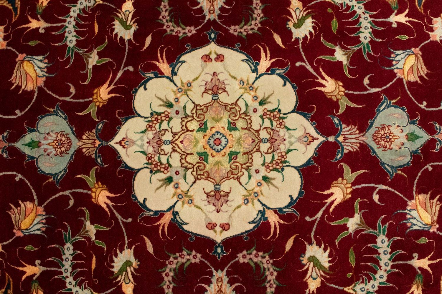 Tapis persan - Tabriz - Royal - 150 x 101 cm - rouge