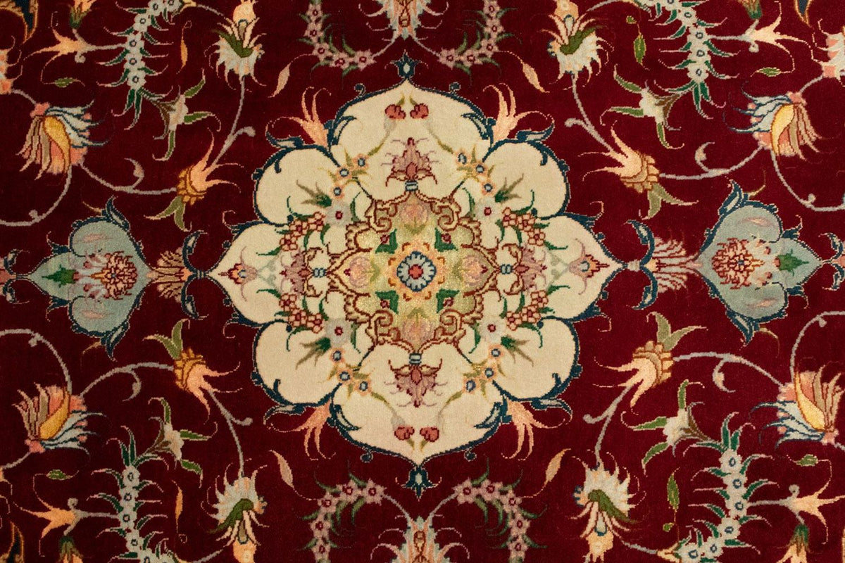 Tapis persan - Tabriz - Royal - 150 x 101 cm - rouge