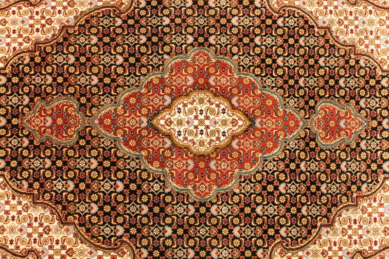 Tapis persan - Tabriz - Royal - 155 x 100 cm - bleu foncé