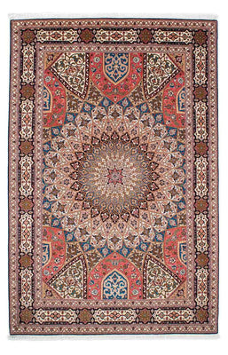 Tapis persan - Tabriz - Royal - 252 x 167 cm - marron clair