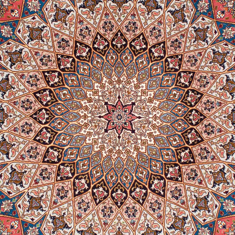Tapis persan - Tabriz - Royal - 252 x 167 cm - marron clair
