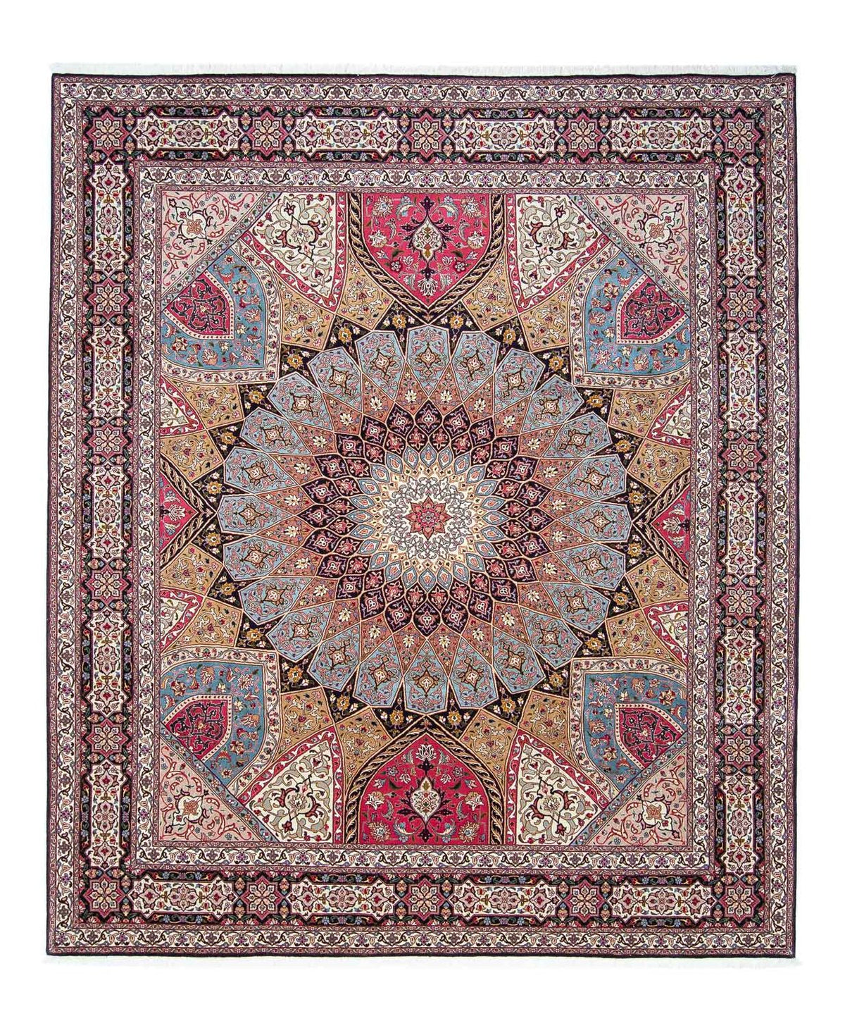 Tapis persan - Tabriz - Royal - 304 x 255 cm - multicolore