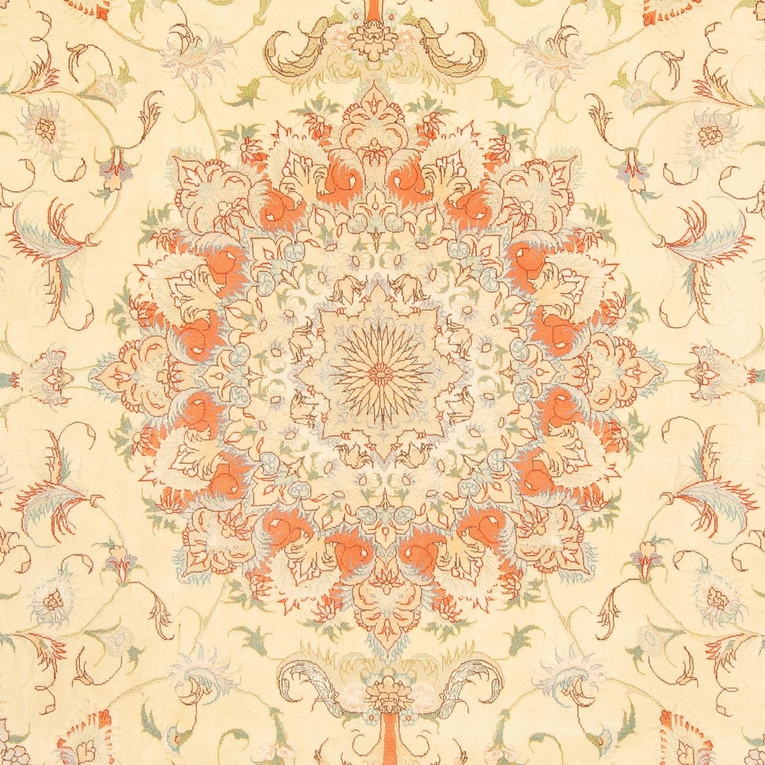 Tapis persan - Tabriz - Royal - 300 x 202 cm - beige