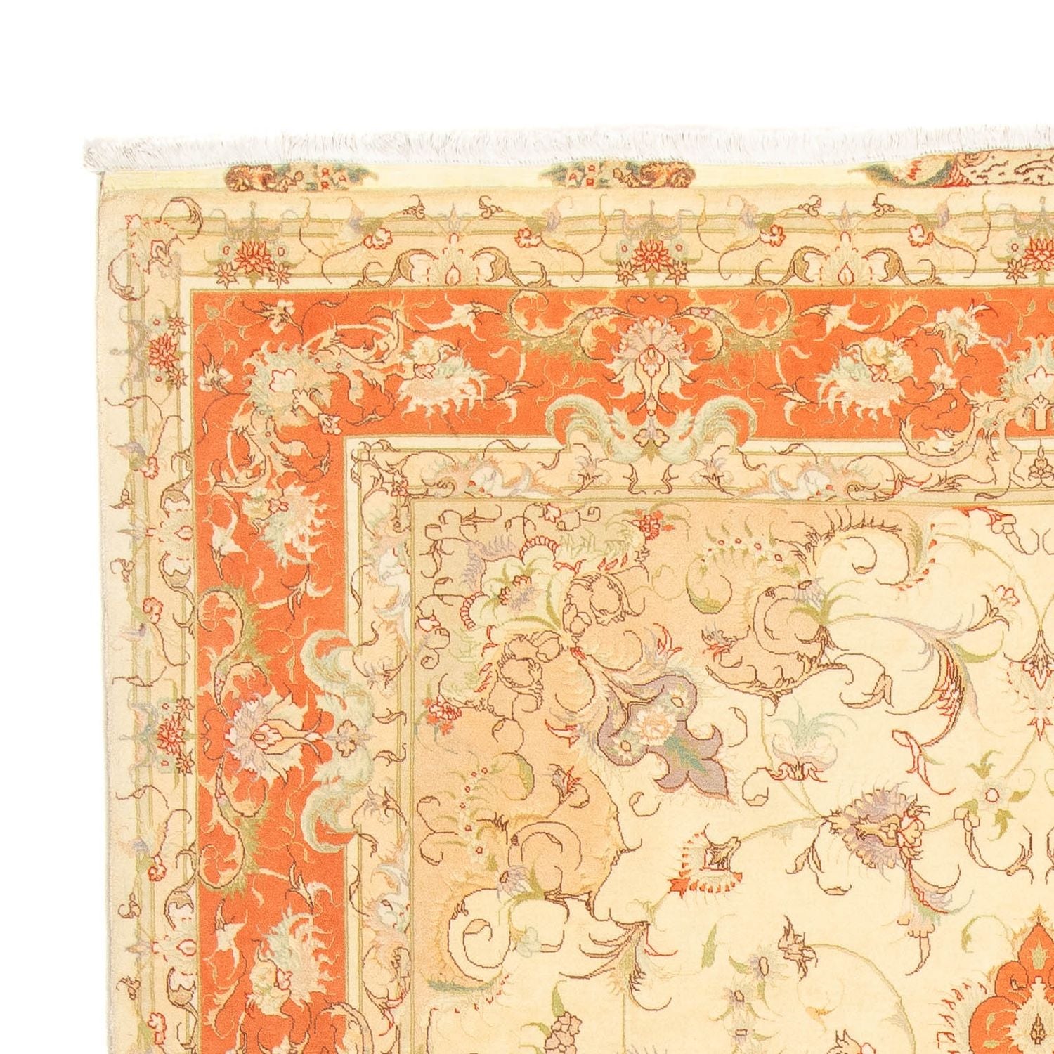 Tapis persan - Tabriz - Royal - 300 x 202 cm - beige