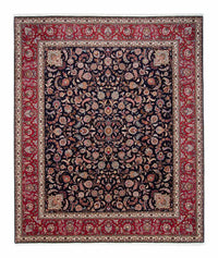 Tapis persan - Tabriz - Royal - 308 x 252 cm - bleu foncé