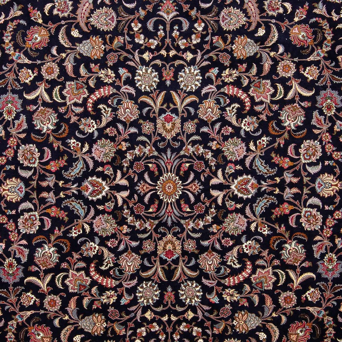 Tapis persan - Tabriz - Royal - 308 x 252 cm - bleu foncé