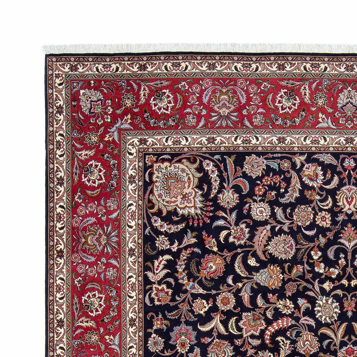 Tapis persan - Tabriz - Royal - 308 x 252 cm - bleu foncé