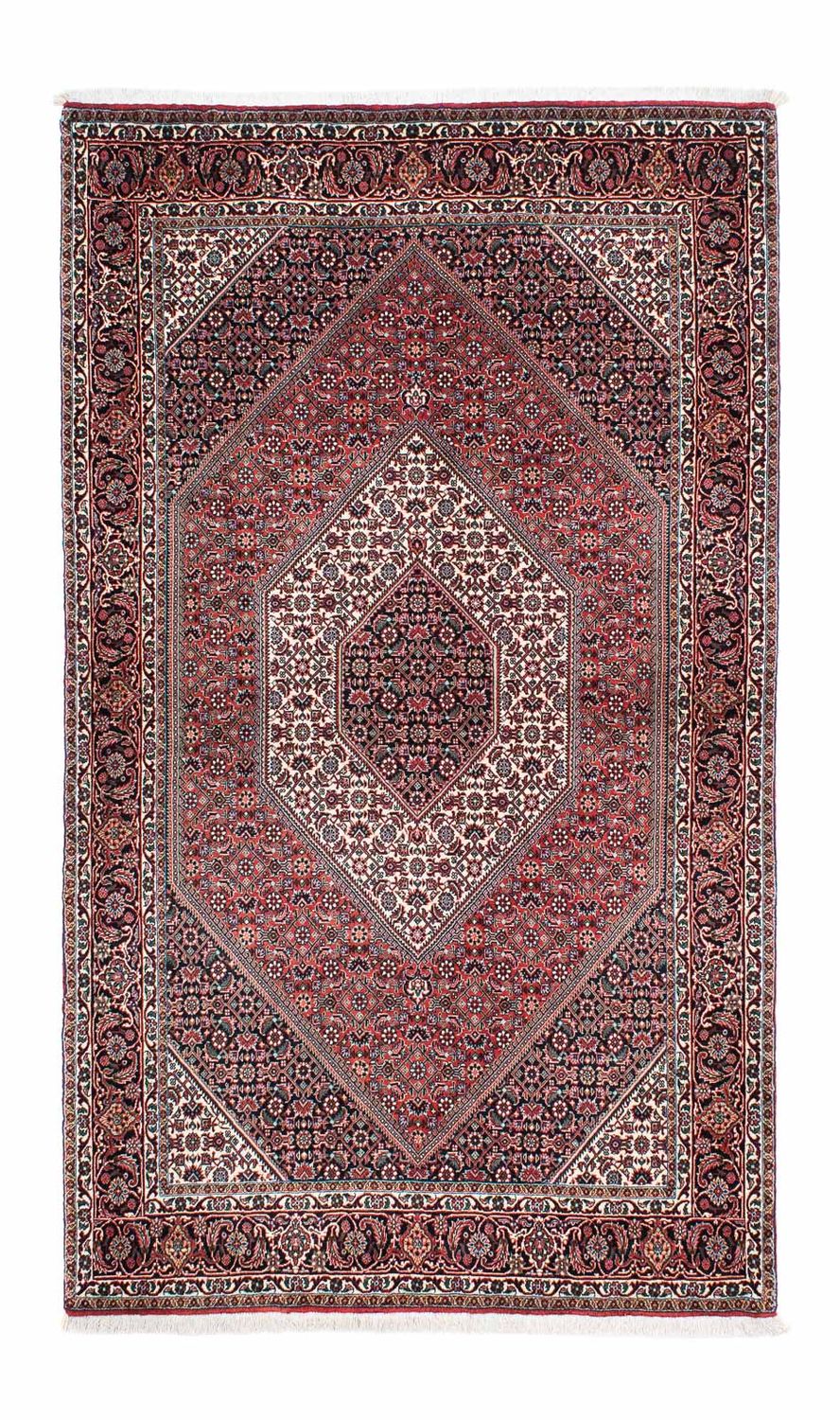 Tapis persan - Bidjar - 214 x 127 cm - rouge clair