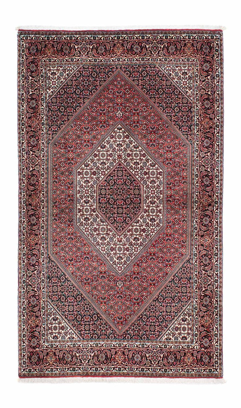 Tapis persan - Bidjar - 214 x 127 cm - rouge clair