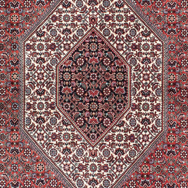 Tapis persan - Bidjar - 214 x 127 cm - rouge clair