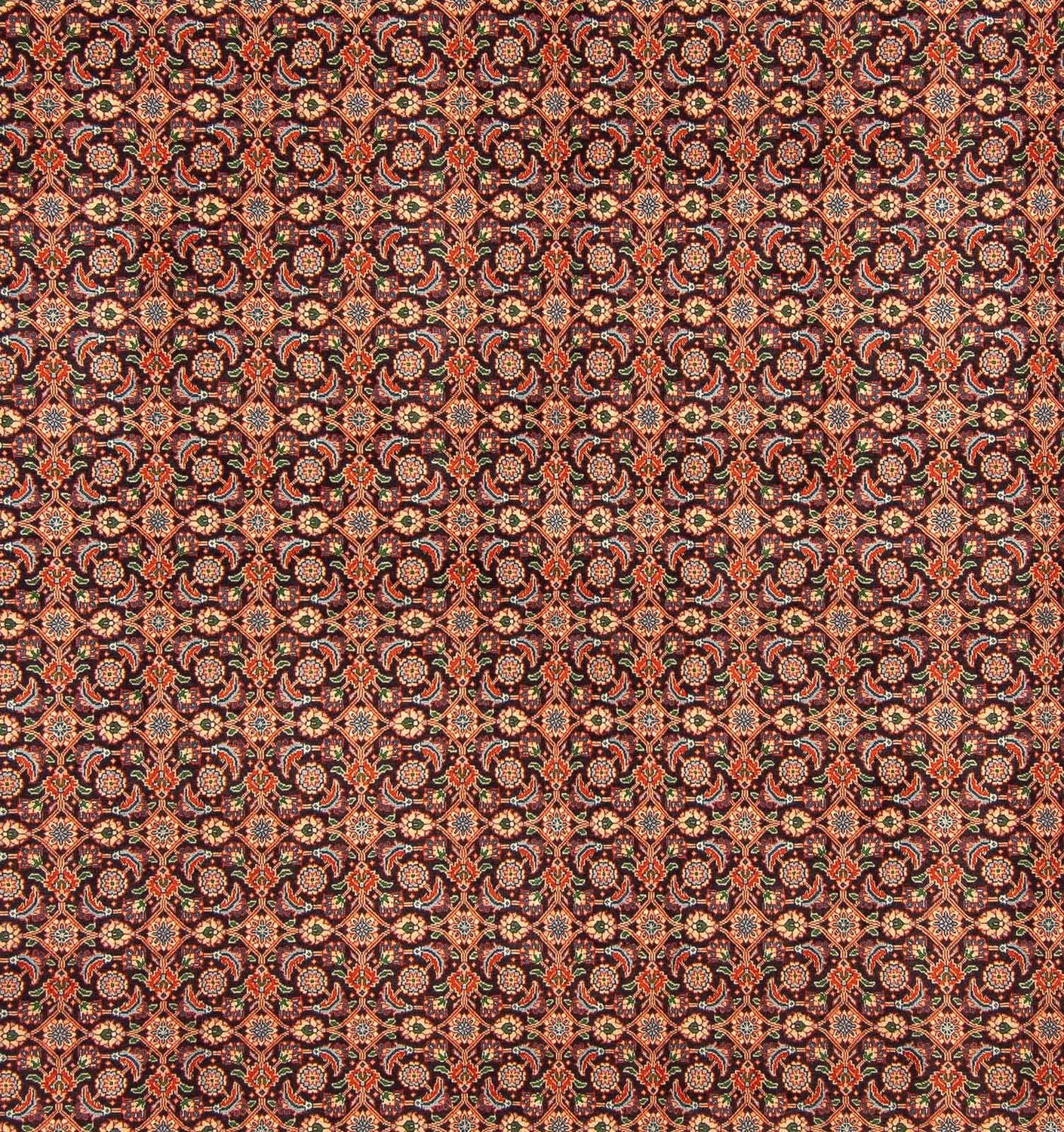 Tapis persan - Tabriz - 252 x 201 cm - bleu foncé