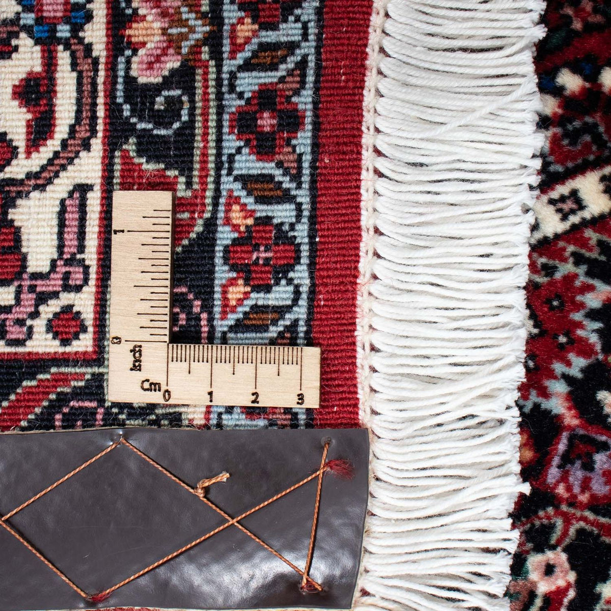 Tapis persan - Bidjar - 209 x 132 cm - rouge clair