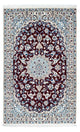 Tapis persan - Nain - Royal - 182 x 110 cm - rouge foncé