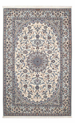 Tapis persan - Nain - Premium - 206 x 131 cm - beige