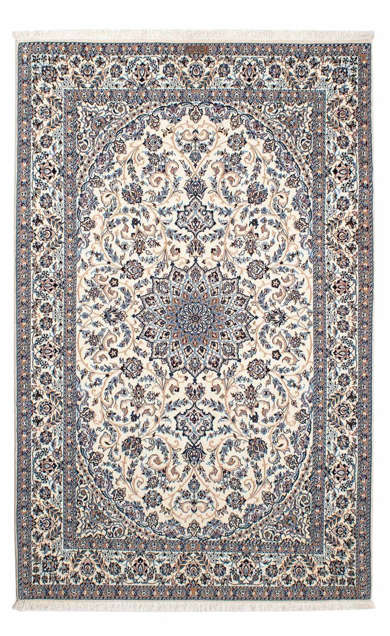 Tapis persan - Nain - Premium - 206 x 131 cm - beige