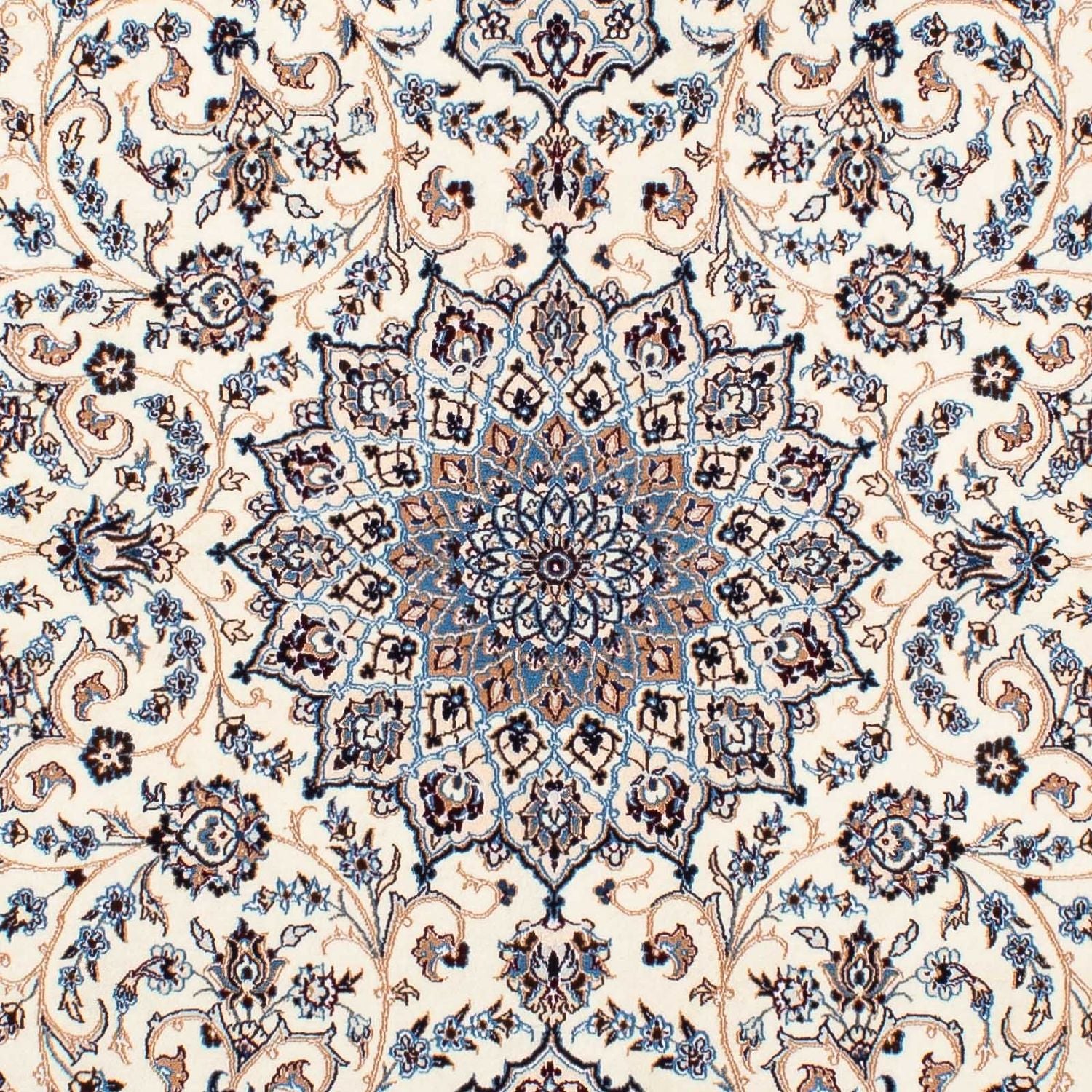 Tapis persan - Nain - Premium - 206 x 131 cm - beige