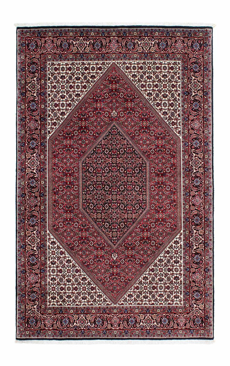 Tapis persan - Bidjar - 210 x 134 cm - rouge clair