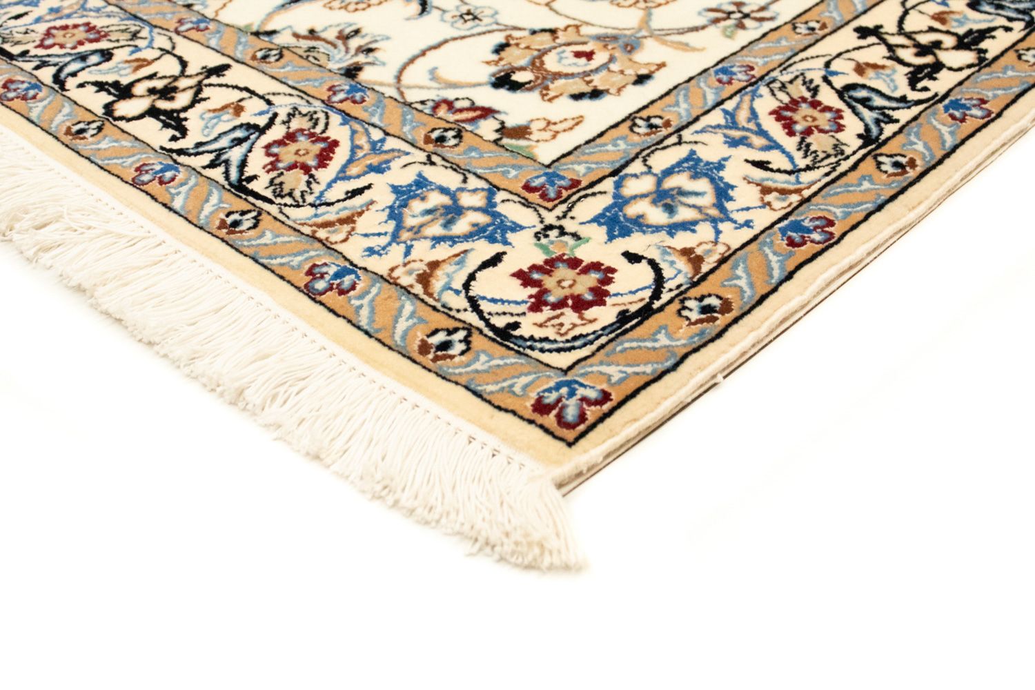 Tapis persan - Nain - Premium - 146 x 100 cm - beige