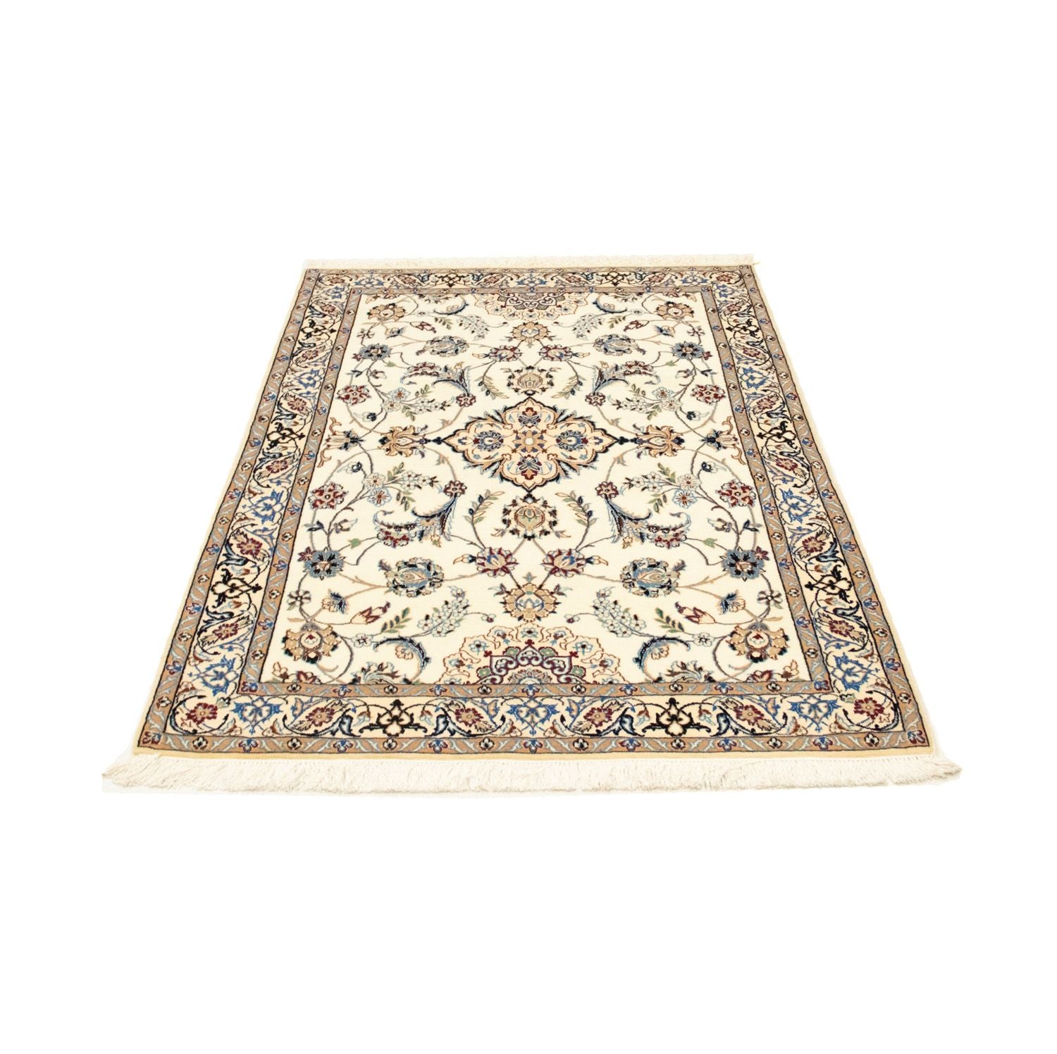 Tapis persan - Nain - Premium - 146 x 100 cm - beige