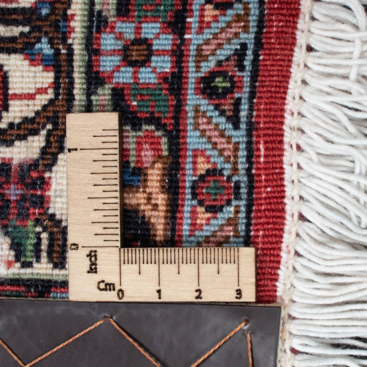 Tapis persan - Bidjar - 214 x 131 cm - rouge clair